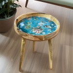 Florence Handmade Side Table Mango Wood Detachable Legs