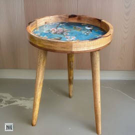 Florence Handmade Side Table Mango Wood Detachable Legs