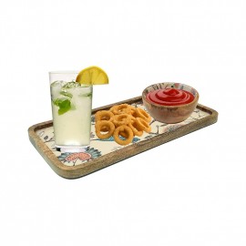 Fancy Appetizer Tray Platter Humming Bird