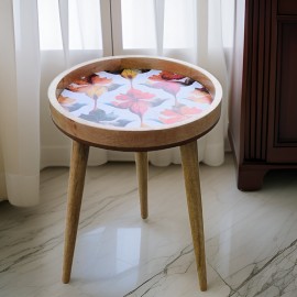 Handmade Side Table Mango Wood Detachable Legs Mirage